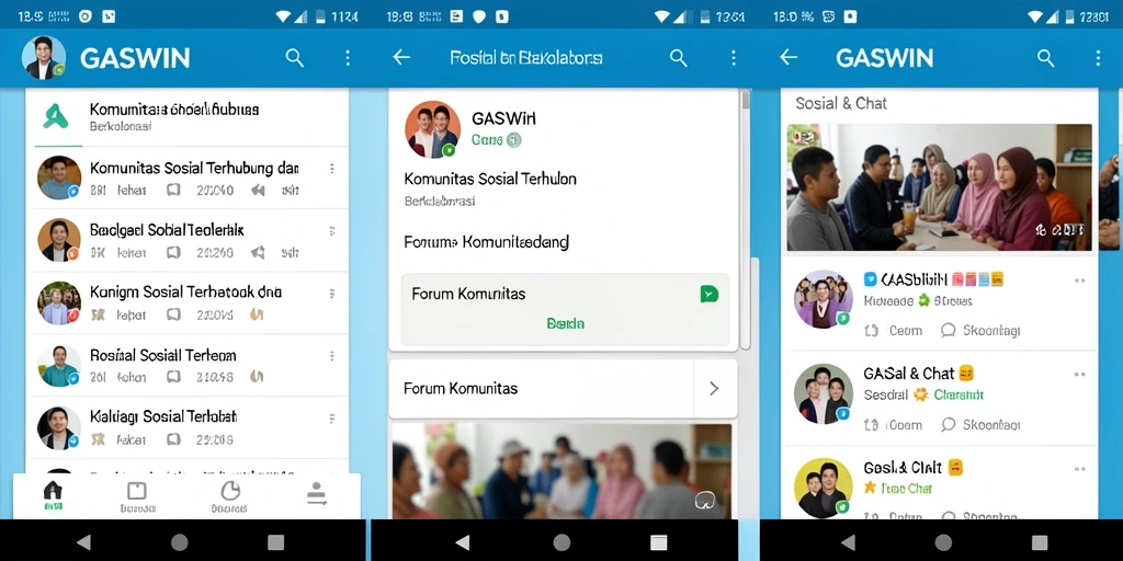 Tampilan antarmuka GASWIN yang menarik dan mudah digunakan.