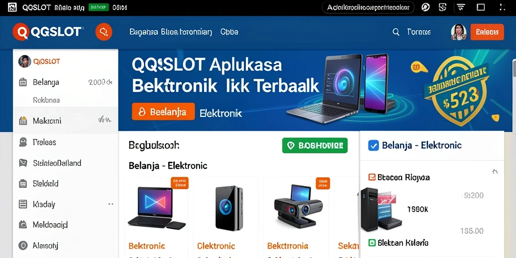Tampilan antarmuka pengguna QQSLOT yang menarik dan mudah digunakan.