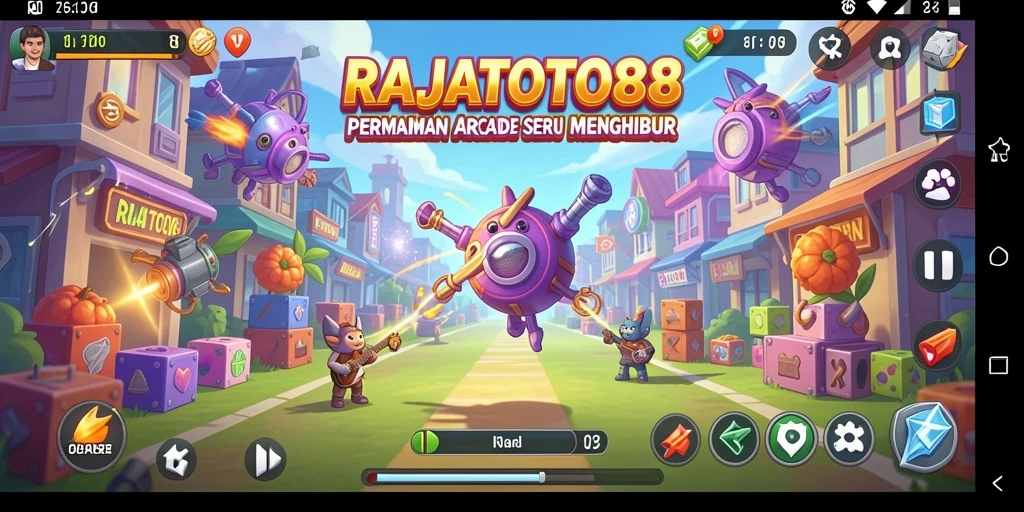 Tampilan antarmuka permainan RAJATOTO88 yang menarik dan interaktif.